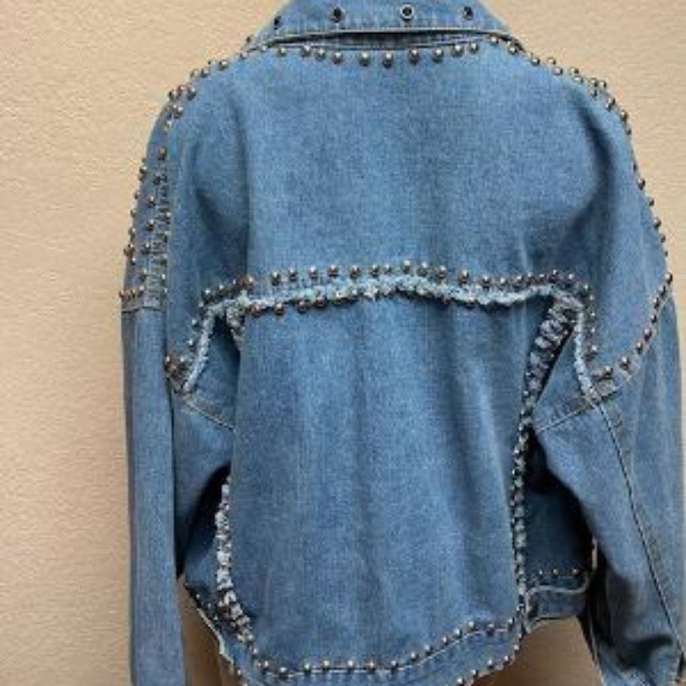 Large Jean Jacket - Picture 2 of 2
